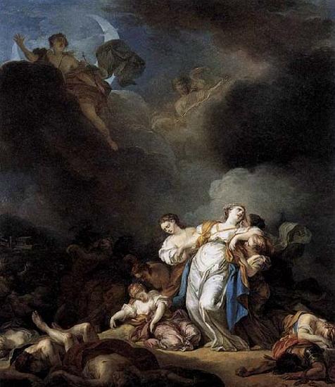 Anicet-Charles-Gabriel Lemonnier Apollo and Diana Attacking Niobe and her Children